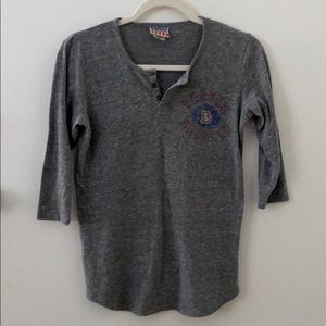 Junk Food Denver Broncos 3/4 length Henley